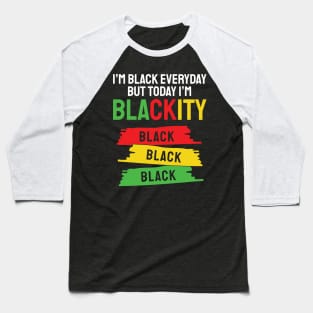 Blackity black black Baseball T-Shirt